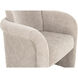 Mesto Grey Rolling Dining Chair